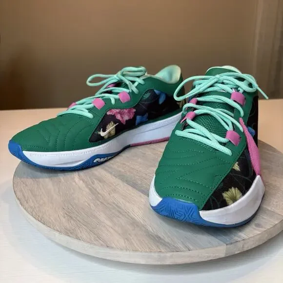 Authentic Nike DX4985-401 Zoom Freak 5 Flowers Giannis Sneakers US Size 11.5 NIKE Mens Size 11 GIANNIS ZOOM FREAK 5 DX4985-401 Floral New  main image 2